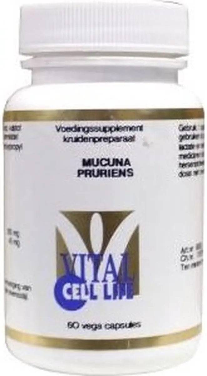 Vital Cell Life Mucuna Pruriens Capsules - 60 Stuks