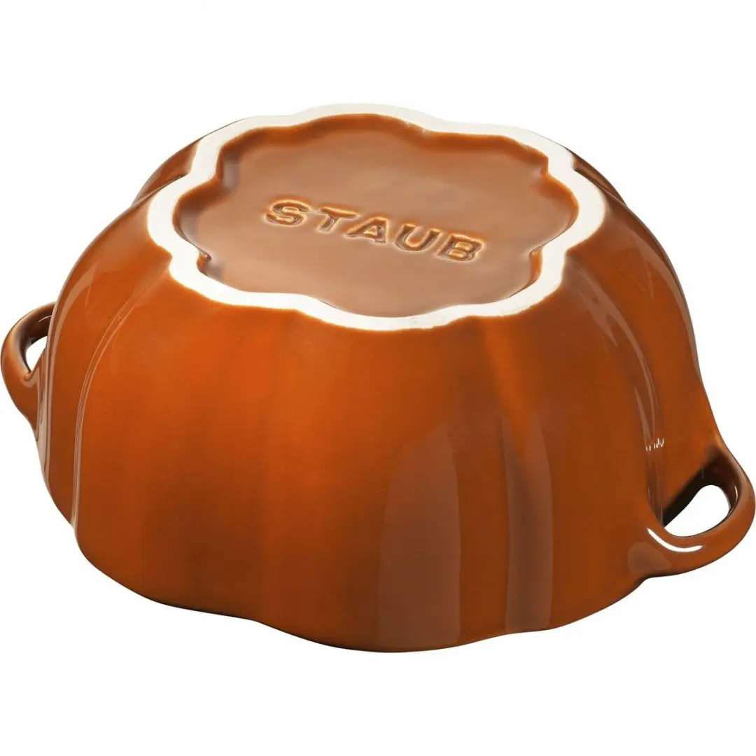 Staub Mini Cocotte Pompoen 700ml - Oranje - afbeelding 2 van 5