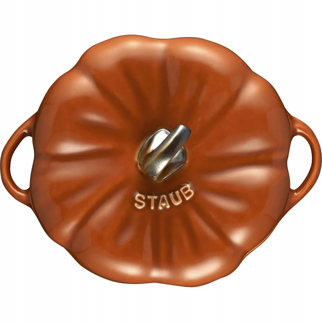 Staub Mini Cocotte Pompoen 700ml - Oranje - afbeelding 5 van 5