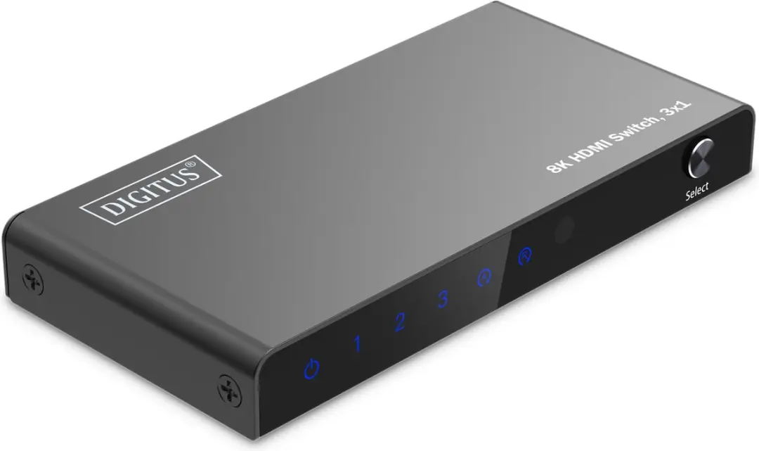 Digitus DS-55333 HDMI Switch 3 Input - 1 Output - Zwart