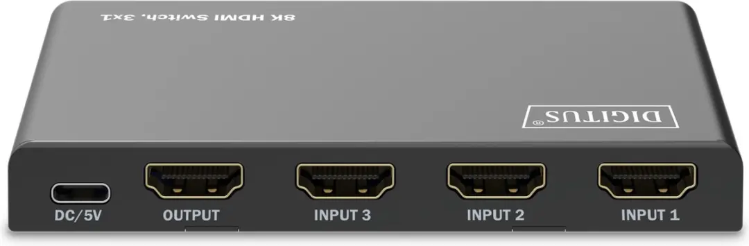 Digitus DS-55333 HDMI Switch 3 Input - 1 Output - Zwart