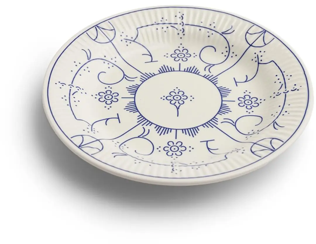 Royal Boch Copenhague Bord 16cm - 6 Stuks - Wit