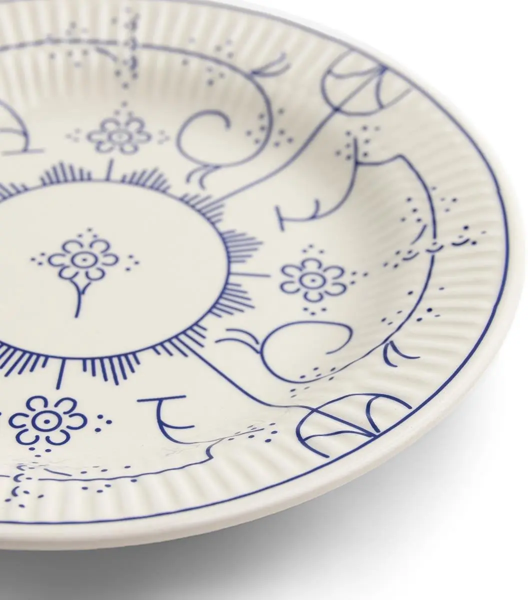 Royal Boch Copenhague Bord 16cm - 6 Stuks - Wit