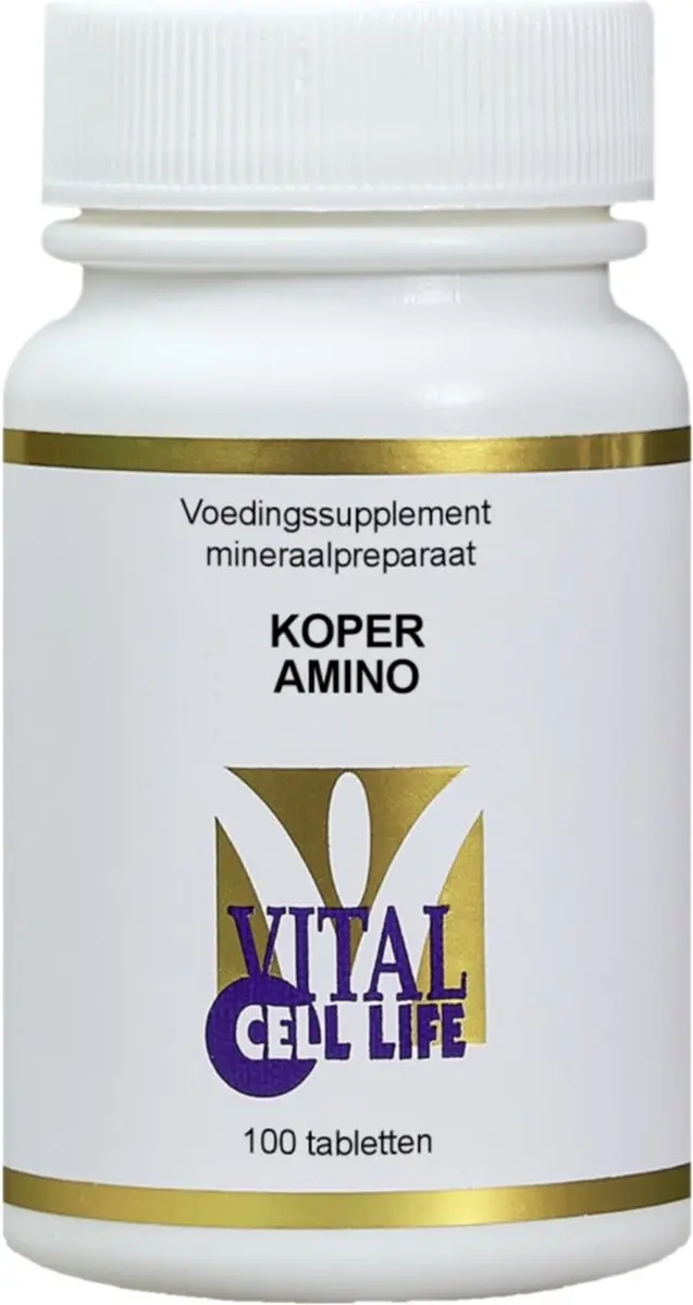 Vital Cell Life Koper Aminozuurtabletten 100 Stuks
