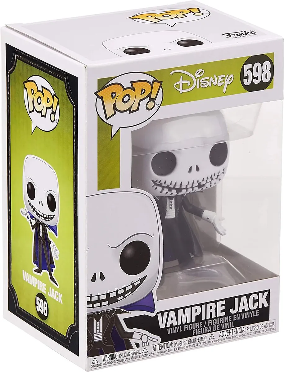 Funko Pop! The Nightmare Before Christmas Vampire Jack Metallic