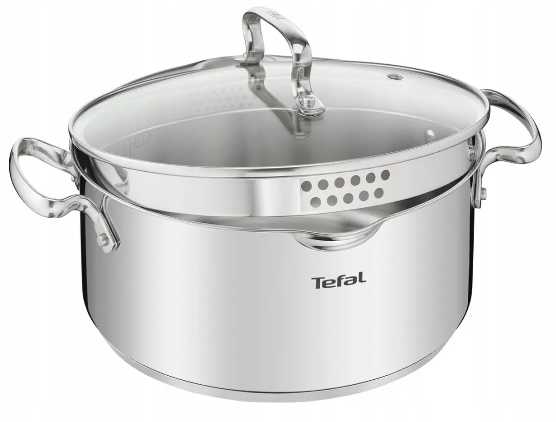 Tefal Kookpan 20cm 3L - RVS - Anti-aanbaklaag - afbeelding 2 van 6