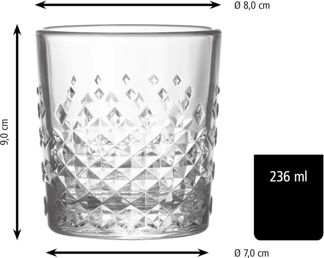 Libbey Ocular Whiskyglazen 236ml - 12 Stuks