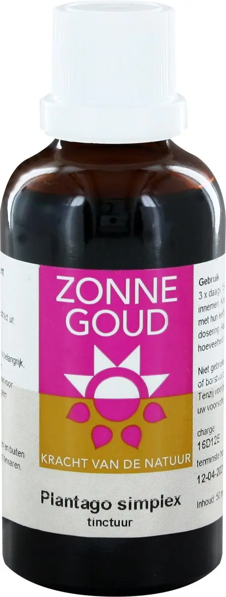 Zonnegoud Plantago Simplex 50ml