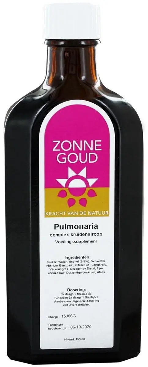 Zonnegoud Pulmonaria Compl Sir - 150ml
