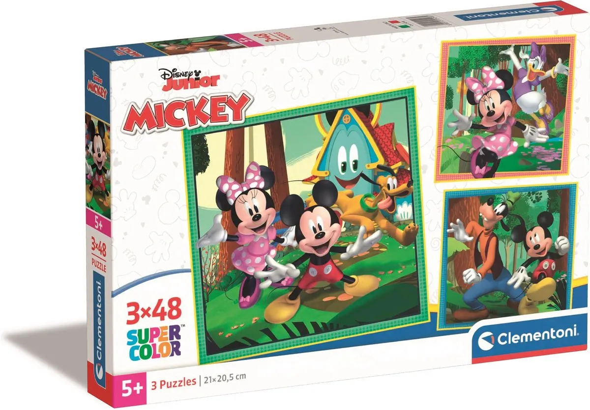 Clementoni Mickey en Vrienden Puzzel 348 Stuks - Multicolor