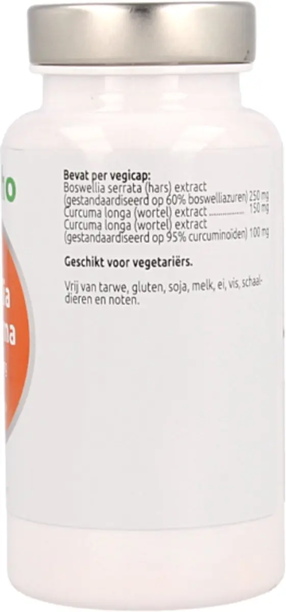 VitOrtho Boswellia & Curcuma 250mg Capsules - 60 Stuks