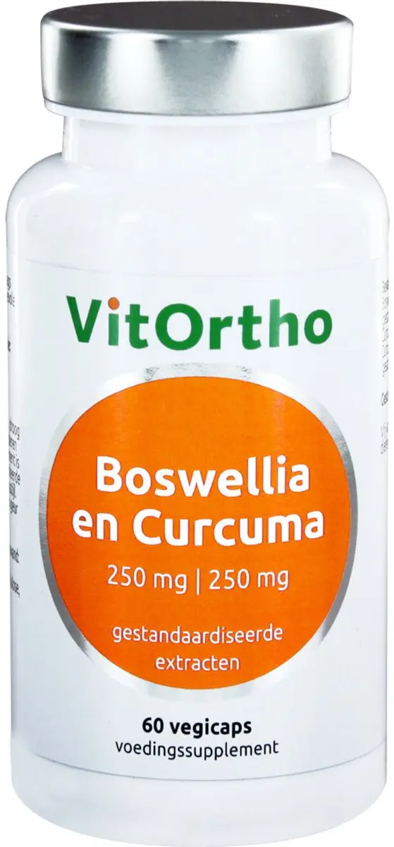 VitOrtho Boswellia & Curcuma 250mg Capsules
