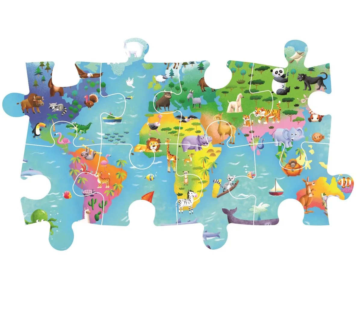 Clementoni Wildlife Puzzel 60 Maxi Stukjes - Multikleur