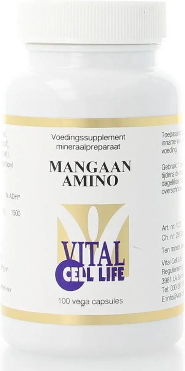 Vital Cell Life Mangaan Amino 30mg