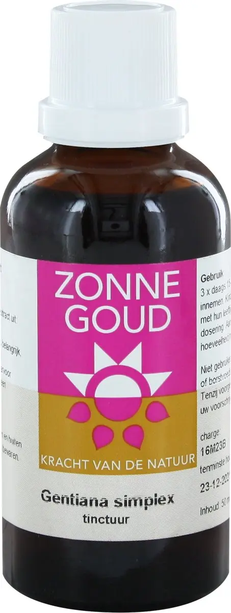 Zonnegoud Gentiana Simplex 50ml
