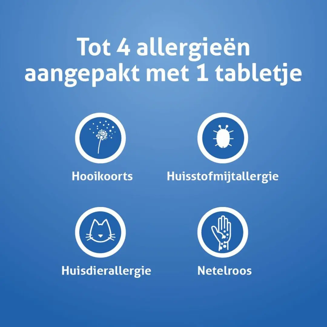 Reactine Allergietabletten Cetirizine 10mg - 22 Stuks