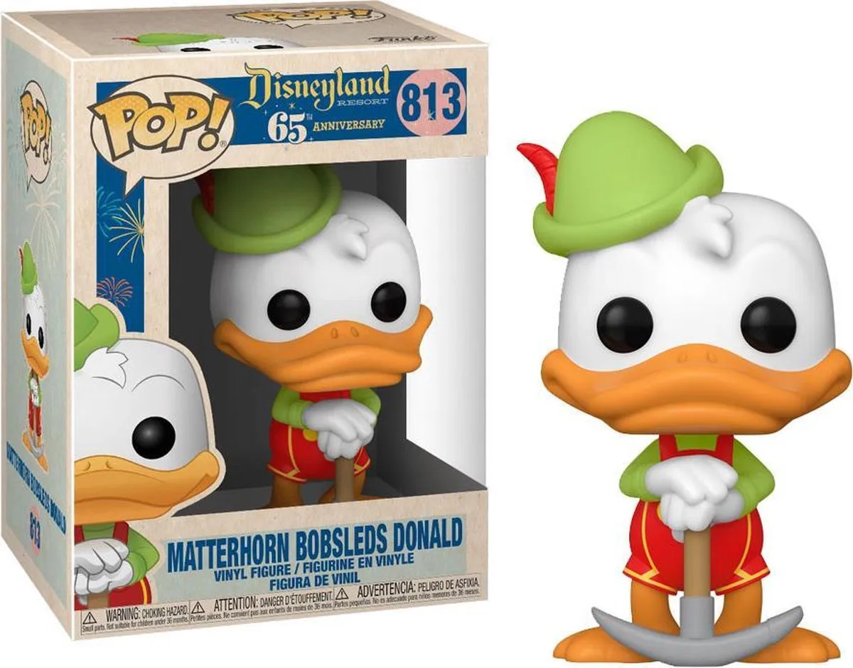 Funko Pop Disney 65th Matterhorn Bobsleds Donald Duck - Multicolor