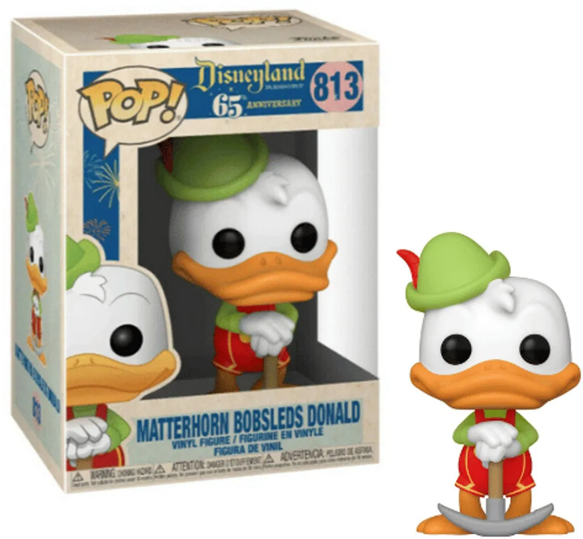 Funko Pop Disney 65th Matterhorn Bobsleds Donald Duck