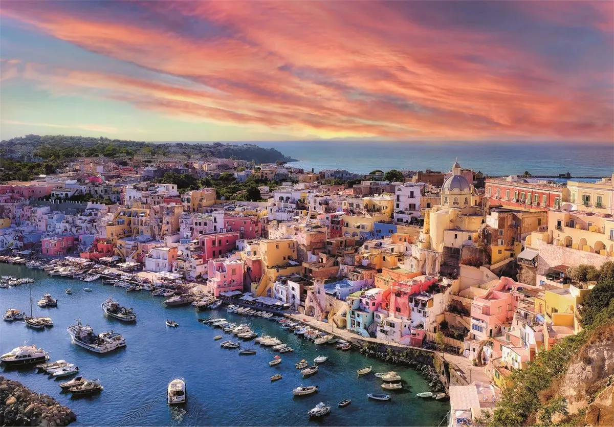 Clementoni Puzzel Picturesque Procida Island 1500 Stuks - Multikleur