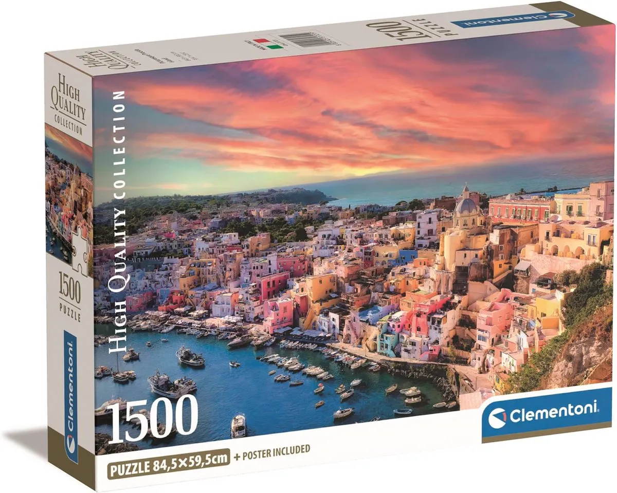 Clementoni Puzzel Picturesque Procida Island 1500 Stuks