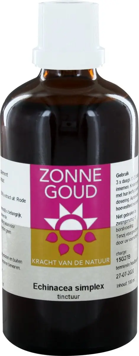 Zonnegoud Echinacea Simplex Tinctuur 100ml