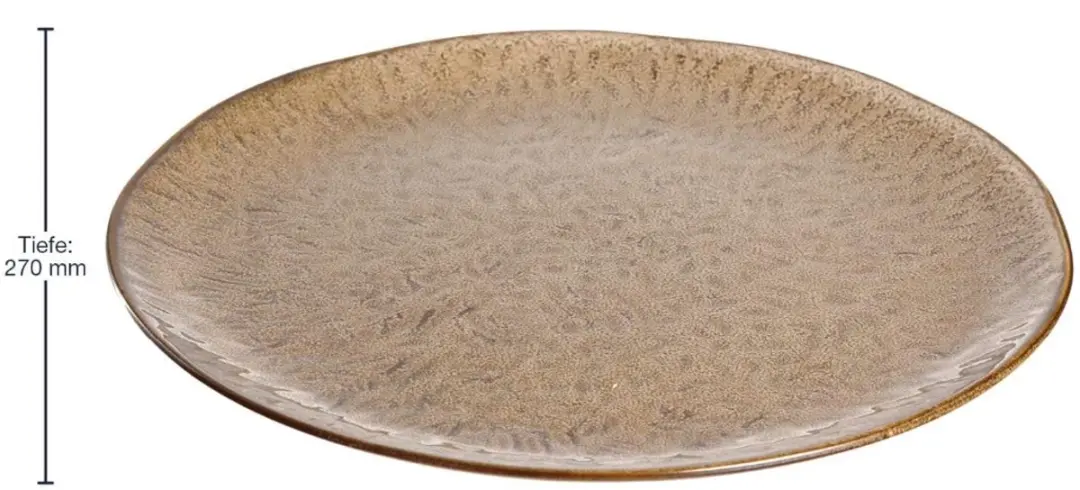 Leonardo Dinerbord Matera Beige - ø27cm