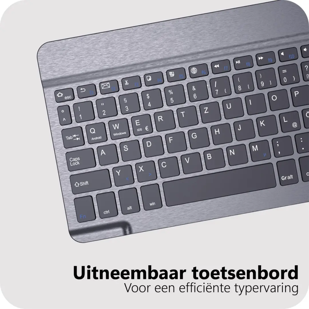 Just in Case TUN911KB1QZ Tablethoes met Toetsenbord - 10,9" - Zwart