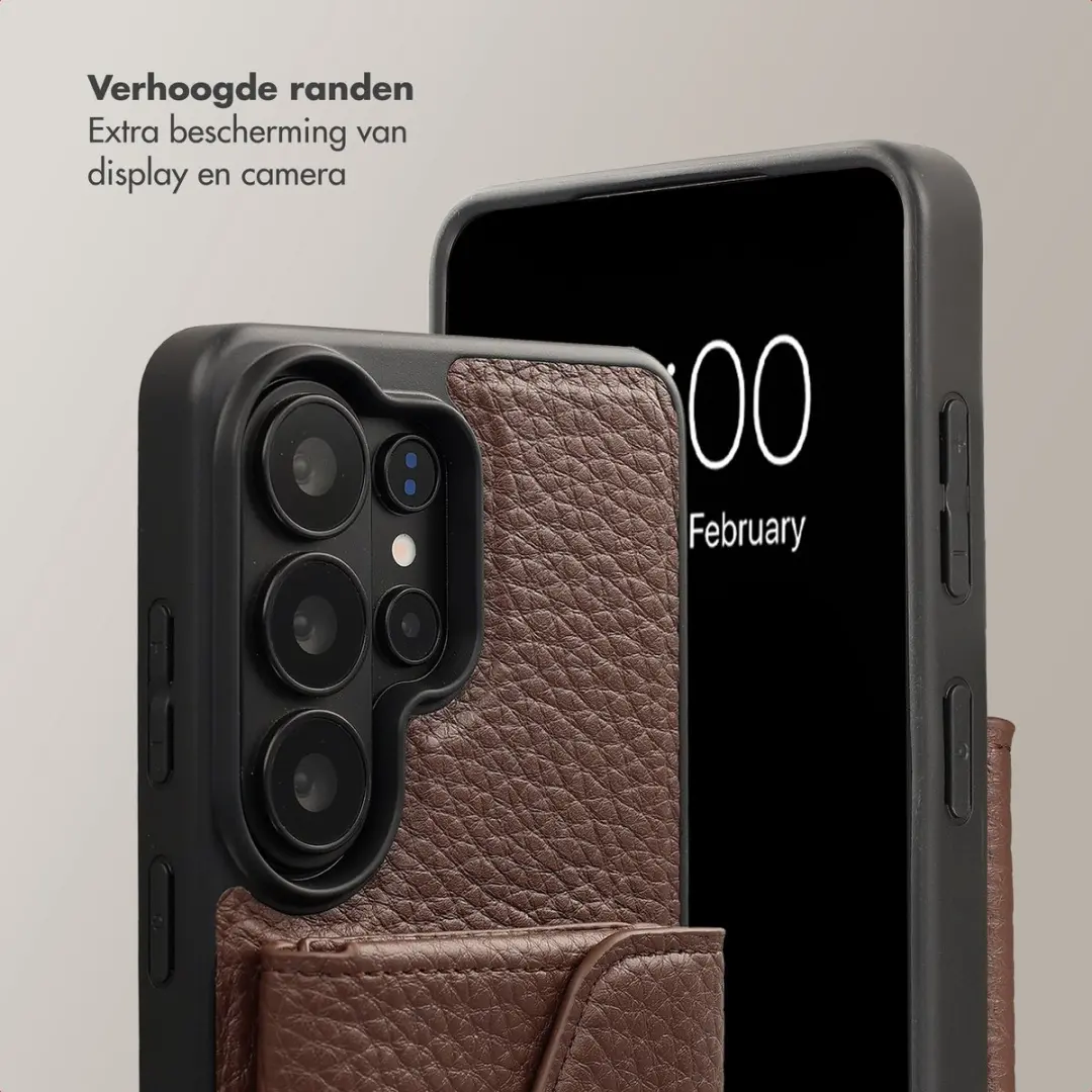 Selencia Hoesje Samsung Galaxy S26 Ultra - Chocoladebruin
