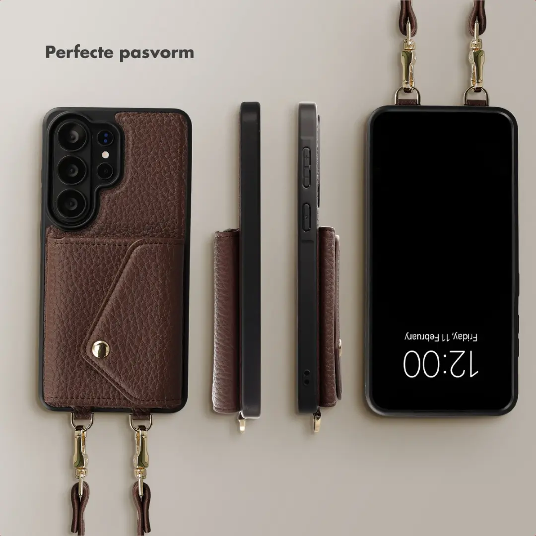 Selencia Hoesje Samsung Galaxy S26 Ultra - Chocoladebruin