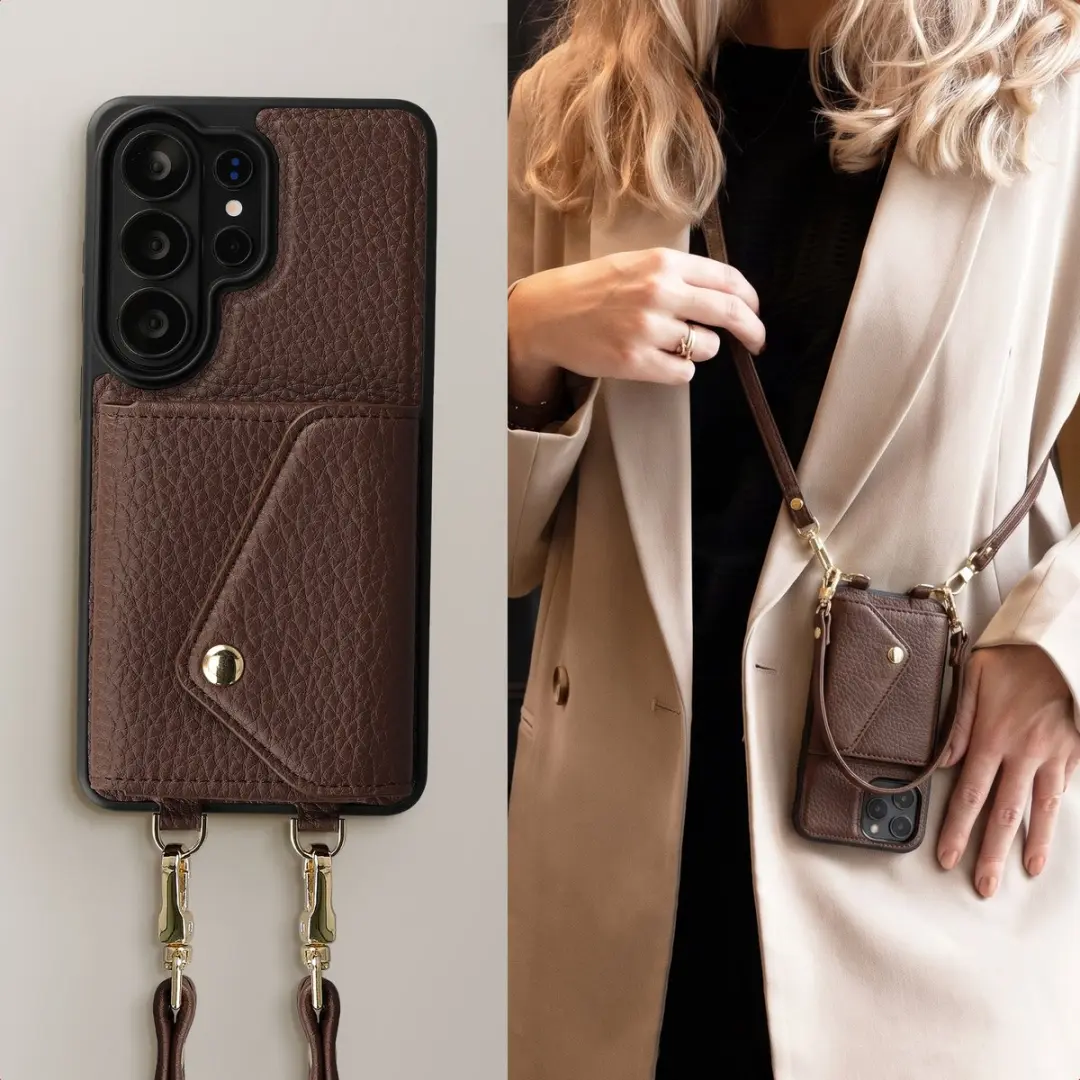 Selencia Hoesje Samsung Galaxy S26 Ultra - Chocoladebruin