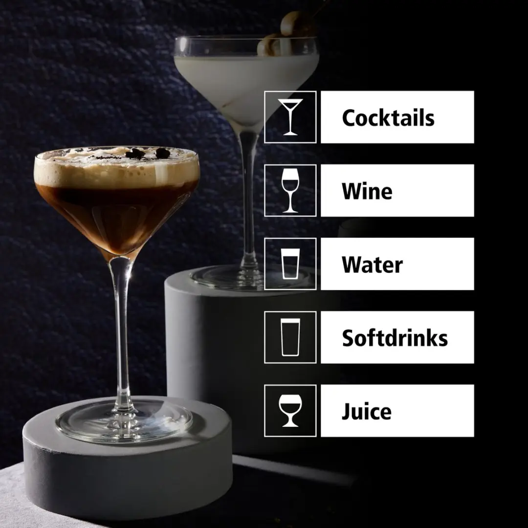 Libbey Prism Coupe Cocktailglazen 12 Stuks - 237ml