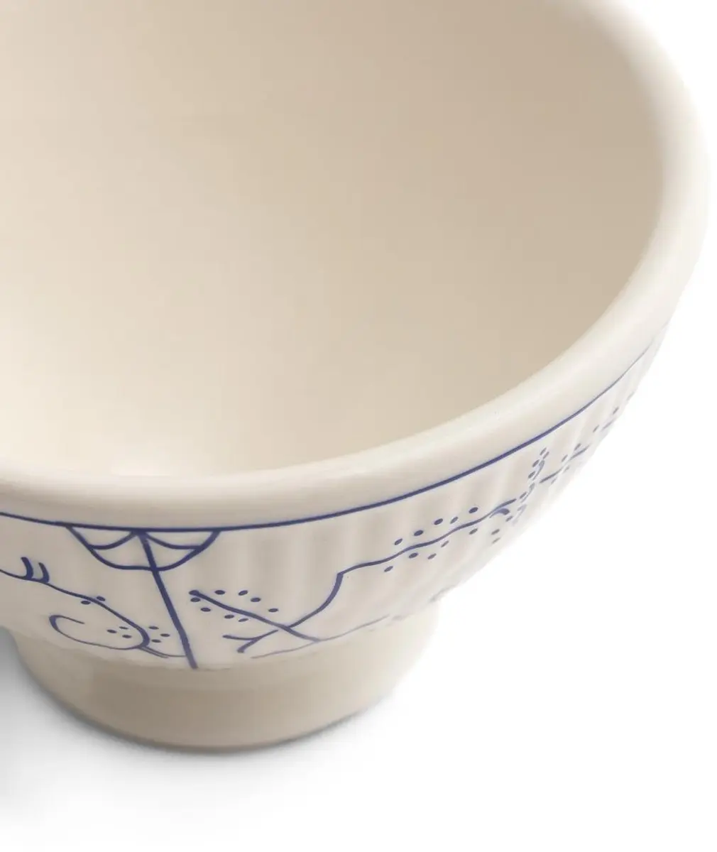Royal Boch Copenhague Kommen Set - 6x Ø11cm Wit