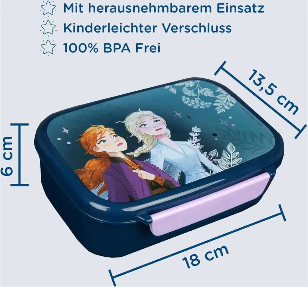 Van der Meulen Disney Frozen Lunchbox - 2 Vakken - Multi Colour