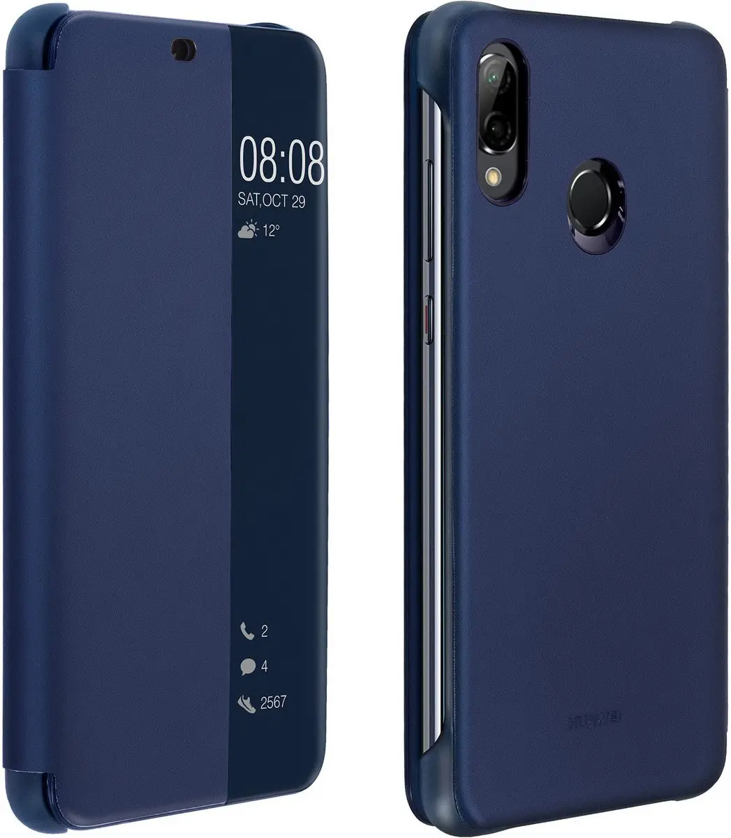Huawei P20 Lite P20L21752602 Flip Cover - Blauw