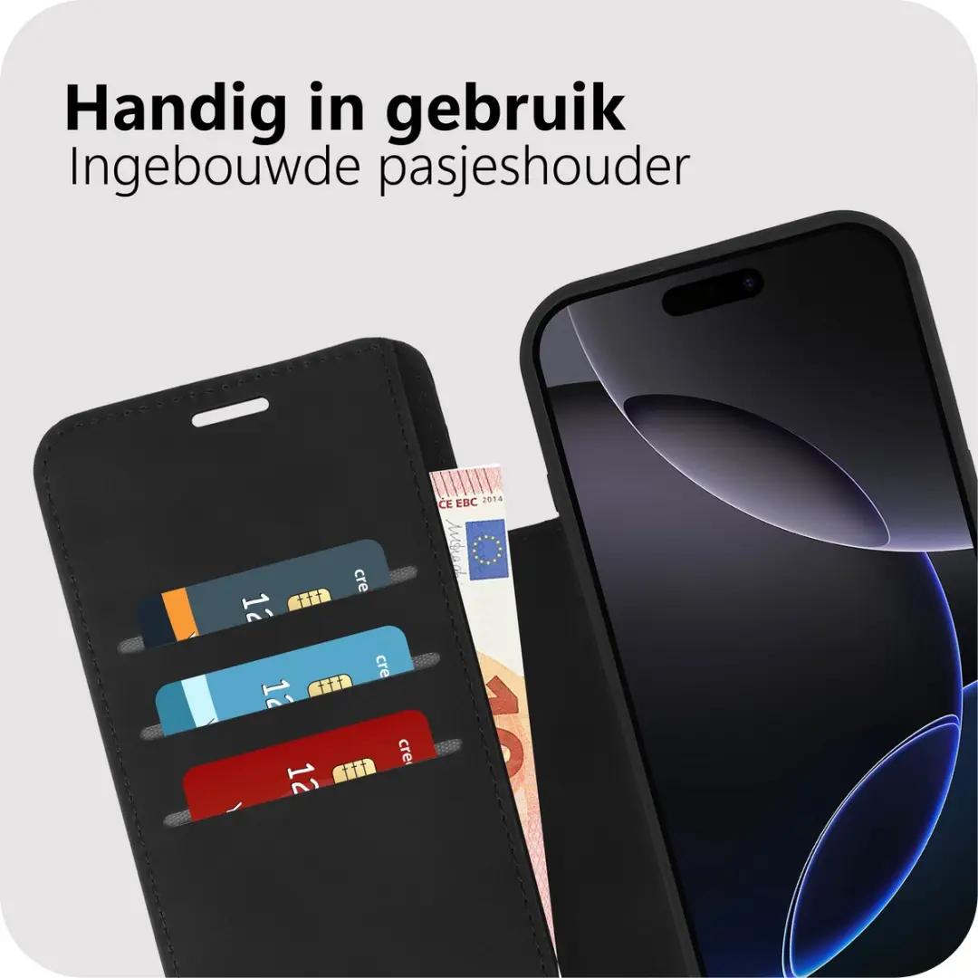 Just in Case MAP2938PS1M iPhone Hoesje - 2-in-1 Bookcase - Zwart