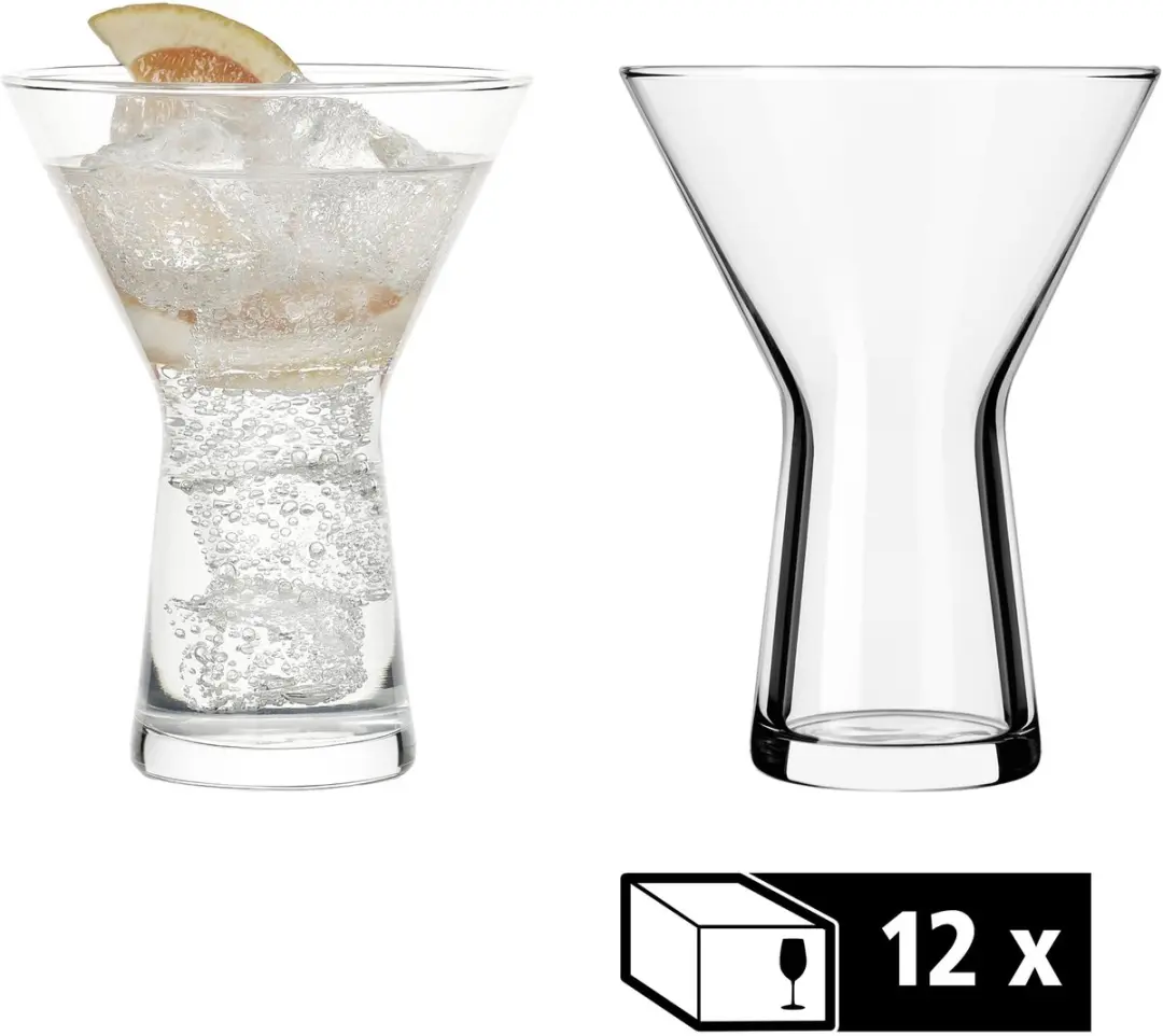 Libbey Symbio Martini Glazen 355ml - Ster Motief - 12 Stuks