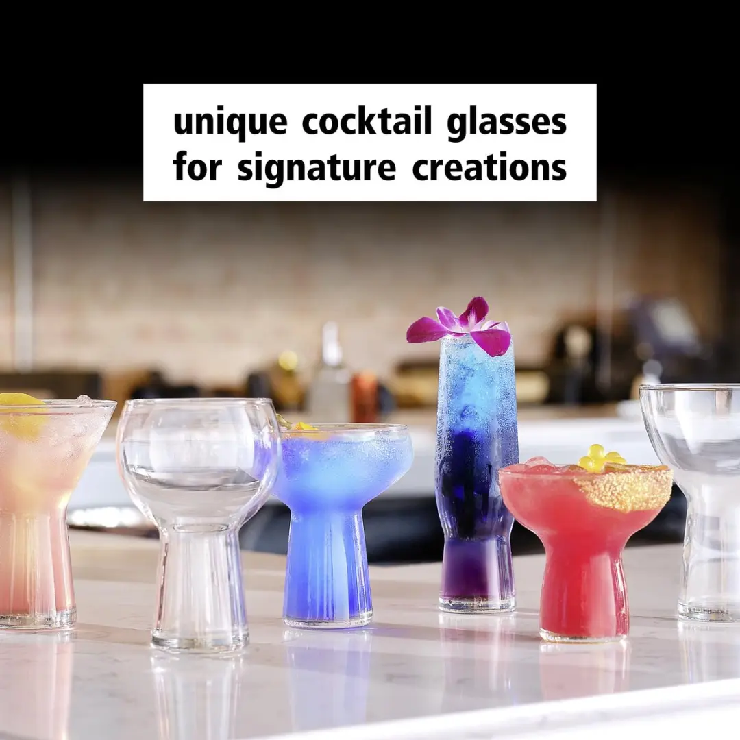 Libbey Symbio Martini Glazen 355ml - Ster Motief - 12 Stuks