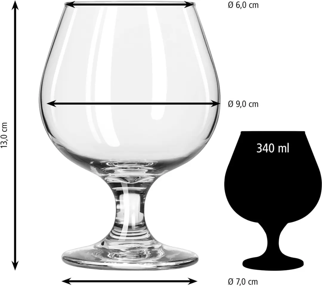Libbey Embassy Whiskyglazen 70202 - 12 Stuks - 340ml