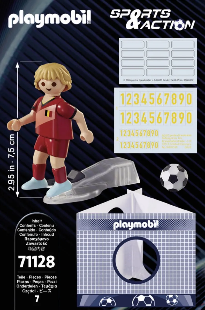 Playmobil Voetballer België 71128