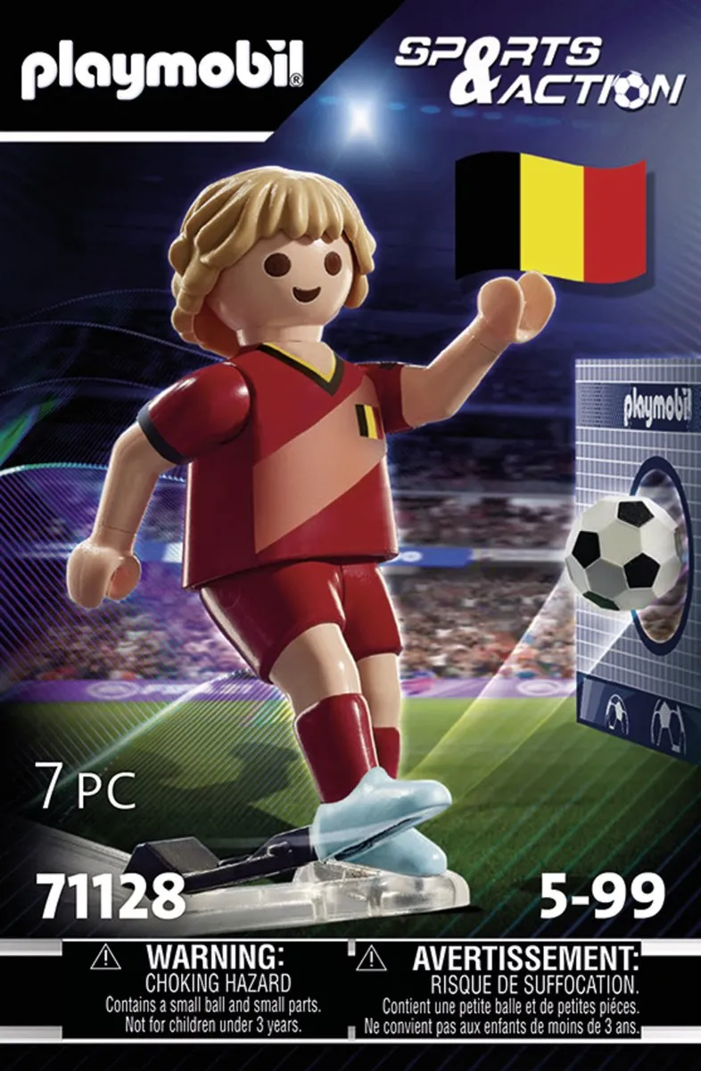Playmobil Voetballer België 71128 - afbeelding 6 van 6