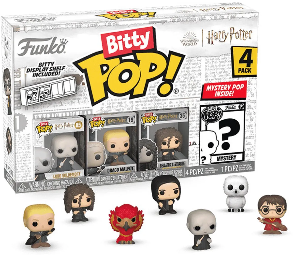 Funko Harry Potter Bitty POP! 71318 Voldemort - Multicolor - afbeelding 6 van 6