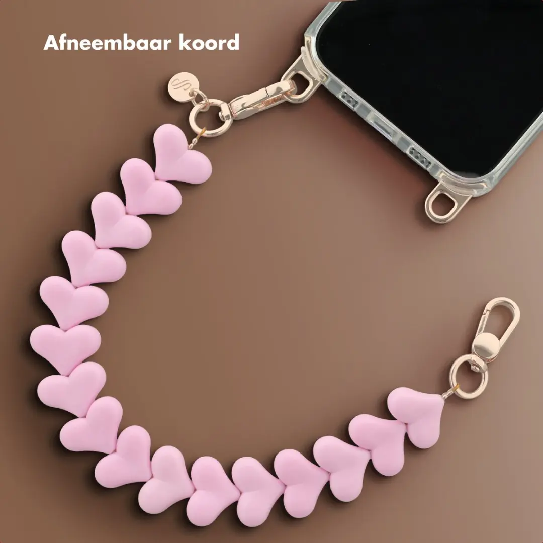 Selencia Hoesje iPhone 17 Transparant - Roze
