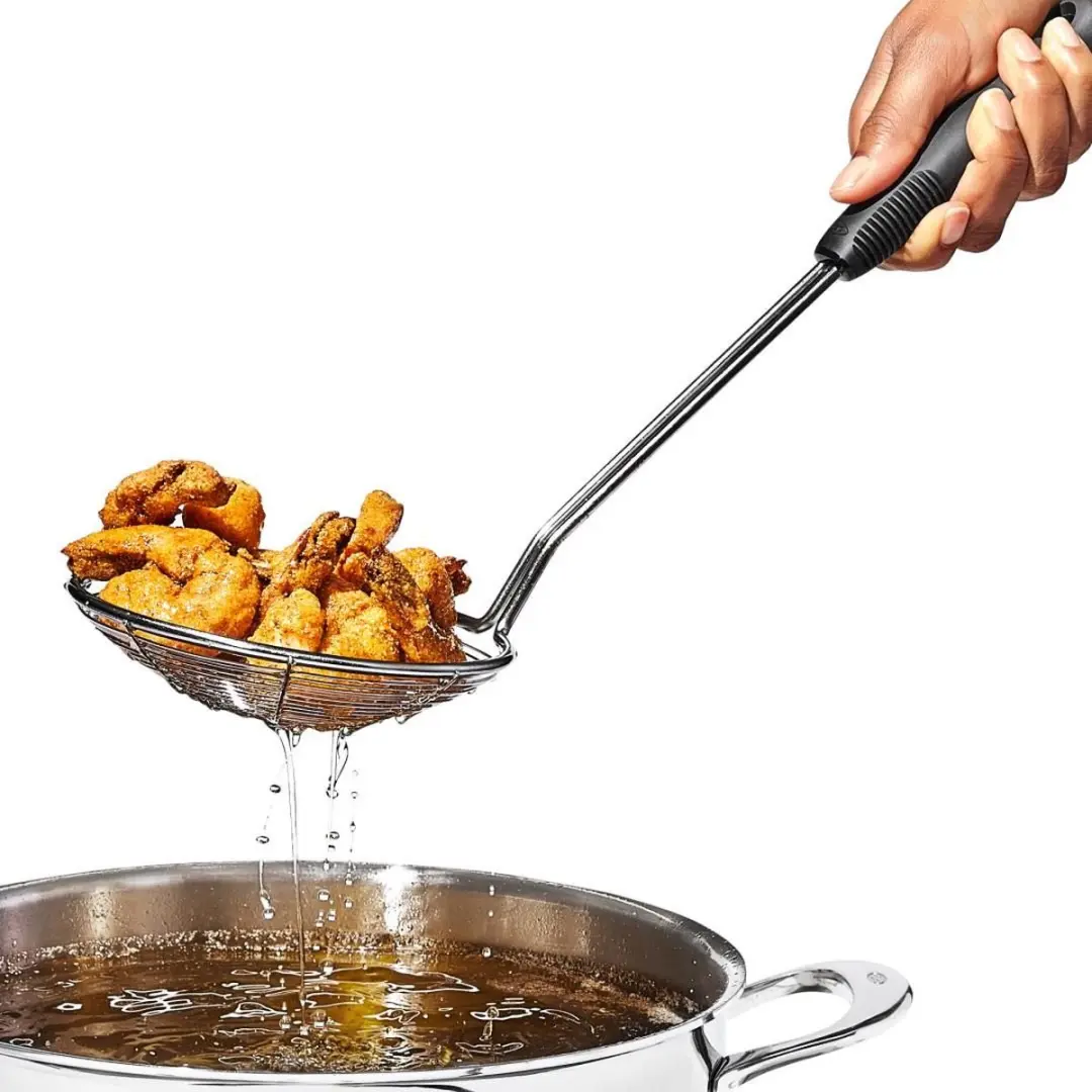 OXO Good Grips Schuimspaan RVS - Zilverkleurig/Zwart