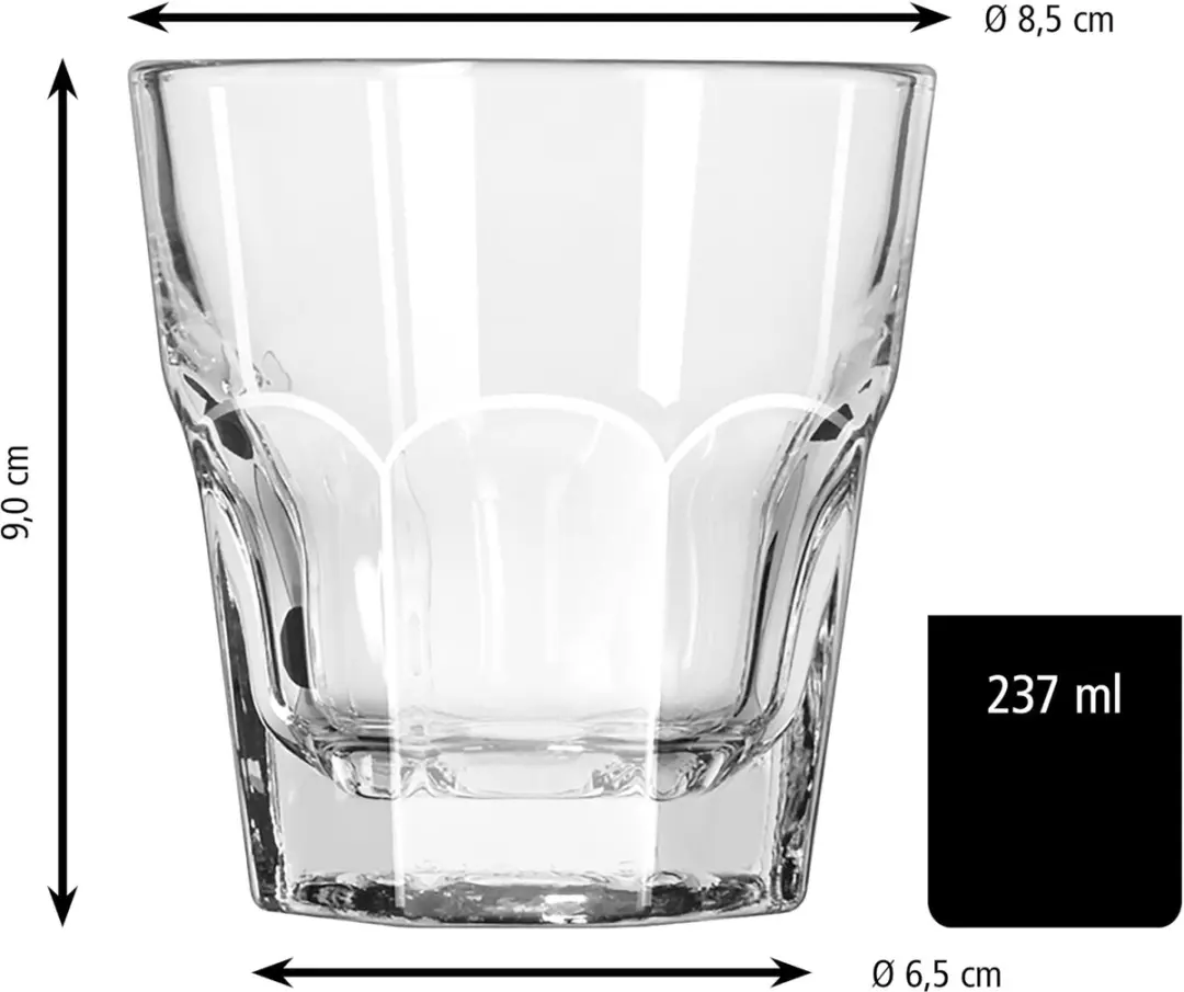 Libbey Gibraltar Whiskyglazen 70674 - 12 Stuks - afbeelding 6 van 6