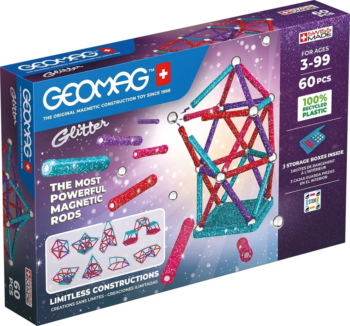 Geomag Glitter Set Recycled