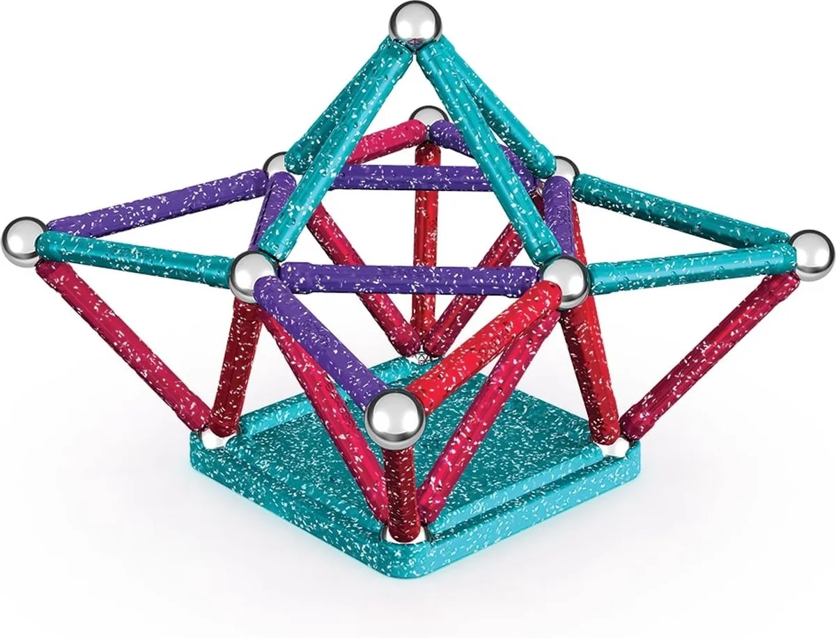 Geomag Glitter Set Recycled - 60-delig - afbeelding 6 van 6
