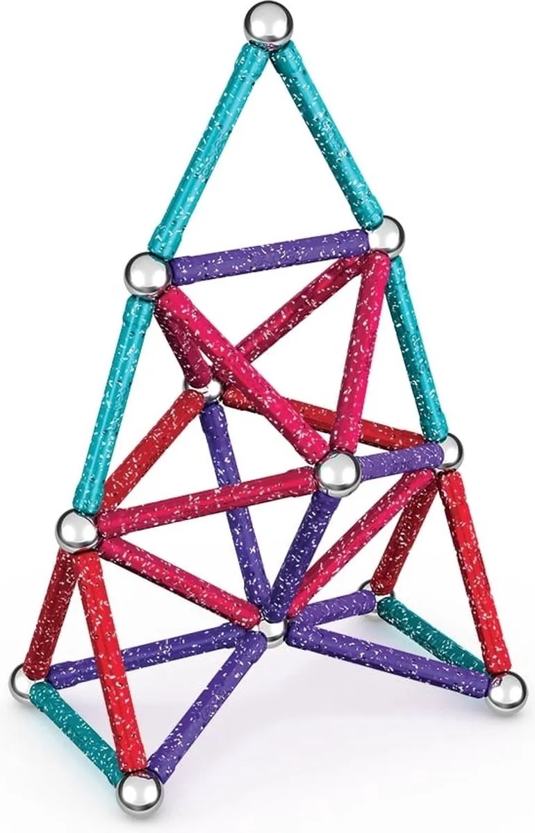 Geomag Glitter Set Recycled - 60-delig