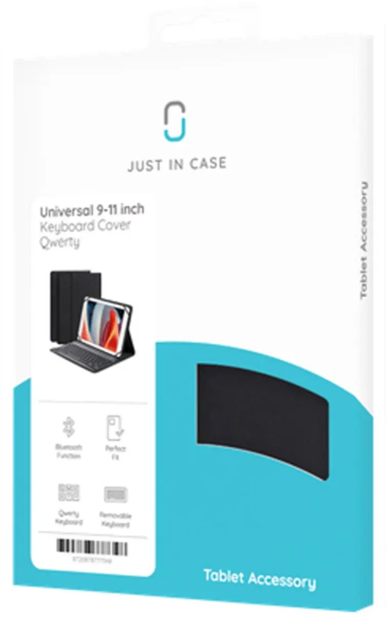 Just in Case TUN911KB1QY Tablet Hoes met Toetsenbord - 10,9" - Zwart