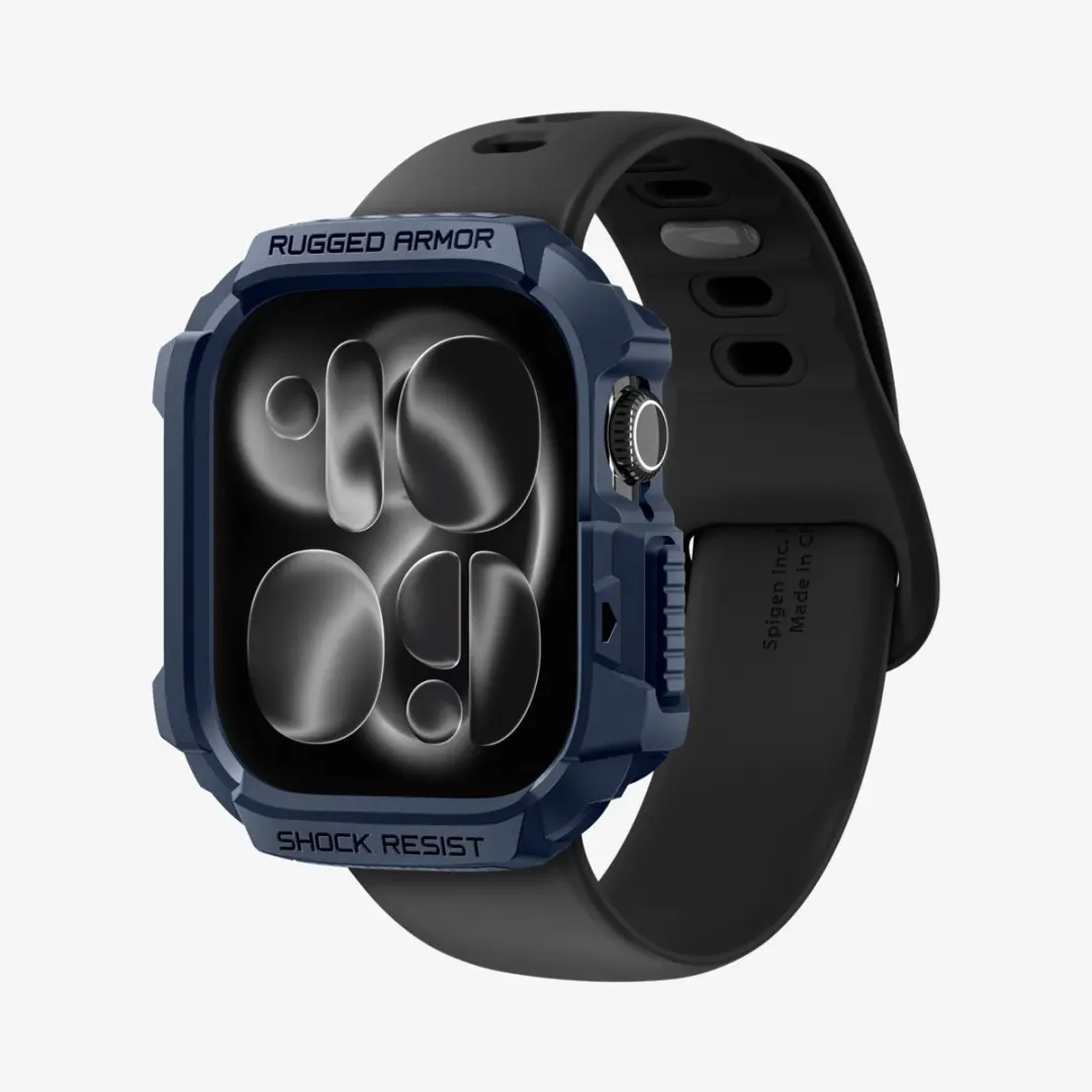 Spigen Rugged Armor 2 Hoesje - Apple Watch 11/10 42mm - Blauw