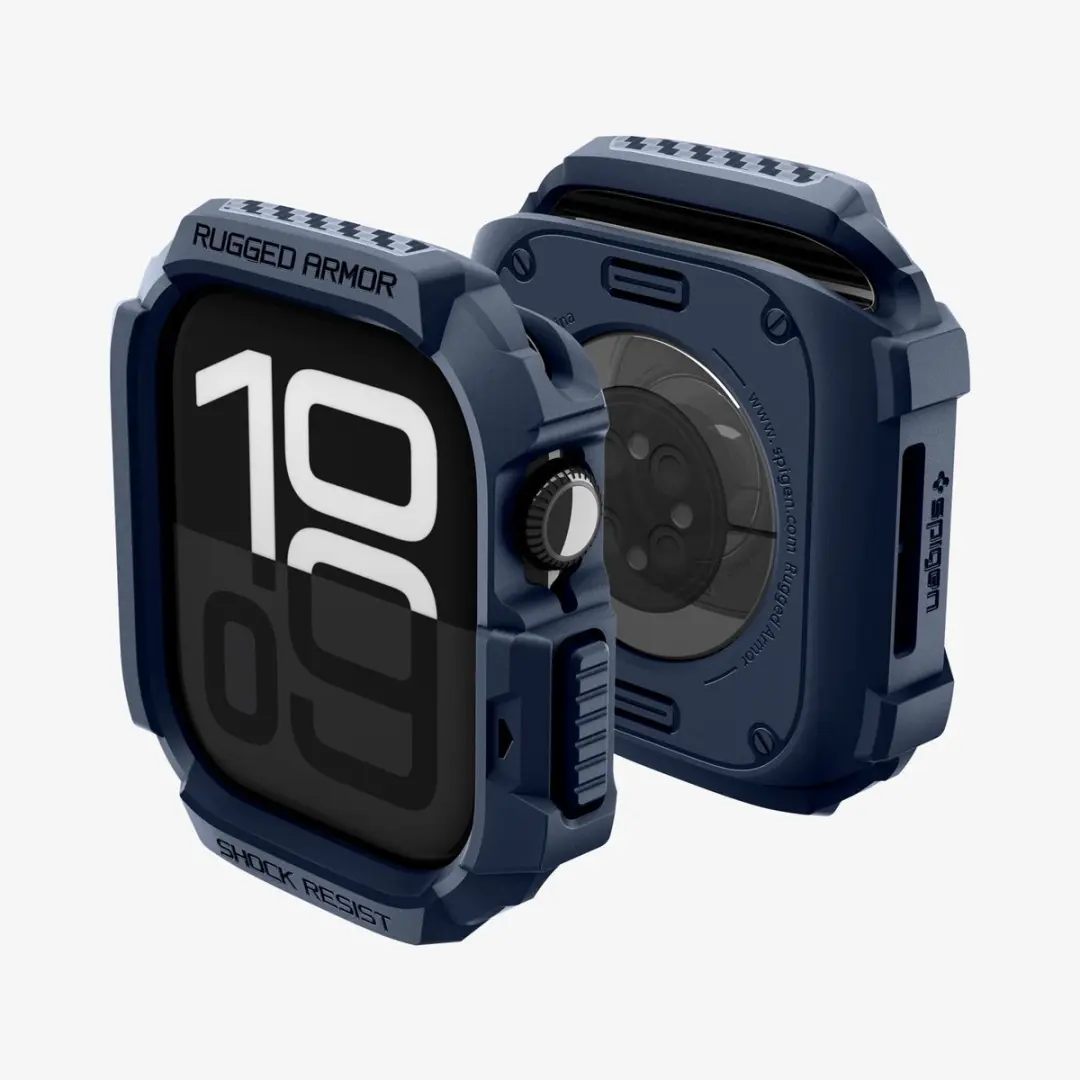 Spigen Rugged Armor 2 Hoesje - Apple Watch 11/10 42mm - Blauw